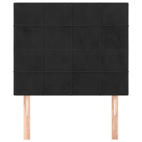 Uzglavlje Crno 90x5x118/128 cm Baršunasto - Crna 90 cm Visoko Cijena