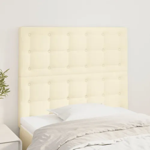 Uzglavlje krem boje 80x5x118/128 cm umjetna koža - Krema 80 cm 1 Visoko Cijena