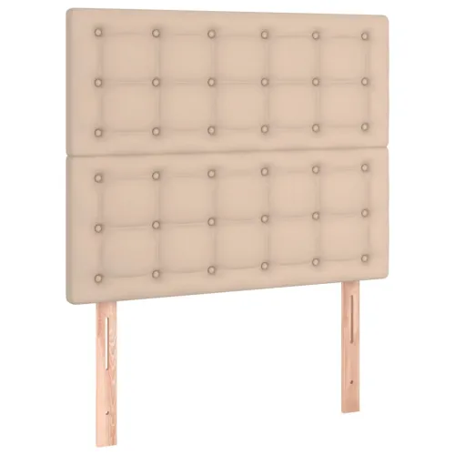 Uzglavlje Cappuccino 100x5x118/128 cm Imitacija kože - Boja cappuccina 100 cm Visoko Cijena