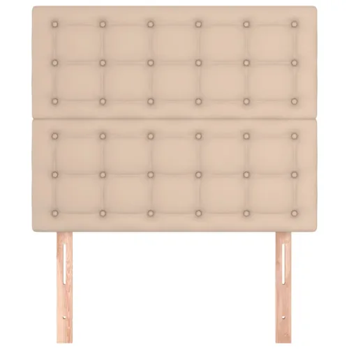 Uzglavlje Cappuccino 100x5x118/128 cm Imitacija kože - Boja cappuccina 100 cm Visoko Cijena