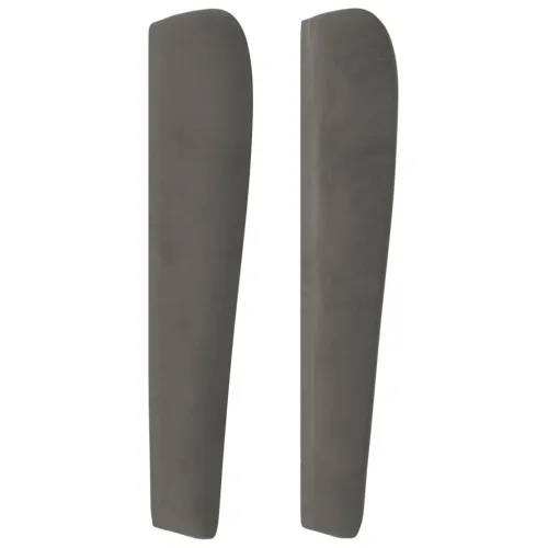 Uzglavlje s ušima tamnosivo 83 x 23 x 118/128 cm baršunasto - Tamno siva 83 x 23 x 118/128 cm 1 Tamno siva Cijena