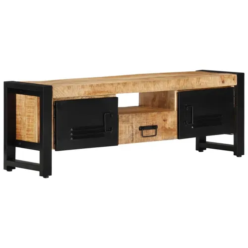 TV ormarić 120 x 30 x 40 cm od masivnog drva manga - 1 drvo manga Drvo manga Cijena