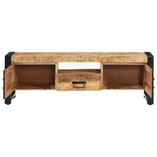 TV ormarić 120 x 30 x 40 cm od masivnog drva manga - 1 drvo manga Drvo manga Cijena