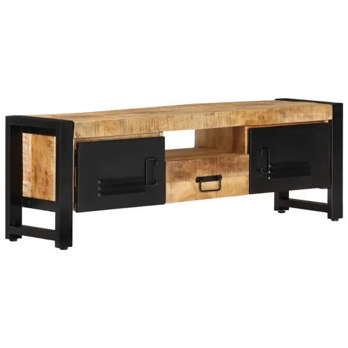 TV ormarić 120 x 30 x 40 cm od masivnog drva manga - 1 drvo manga Drvo manga Cijena