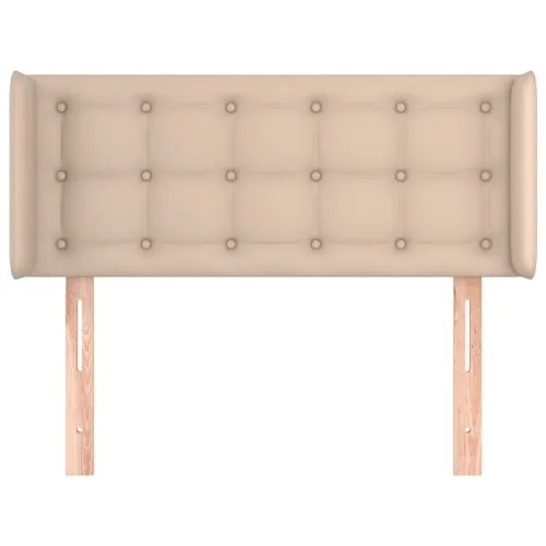 Uzglavlje s ušima boja cappuccina 103x16x78/88 cm umjetna koža - Boja cappuccina 103 x 16 x 78/88 cm 1 Boja cappuccina Cijena