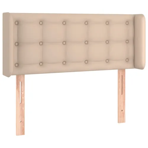 Uzglavlje s ušima boja cappuccina 103x16x78/88 cm umjetna koža - Boja cappuccina 103 x 16 x 78/88 cm 1 Boja cappuccina Cijena