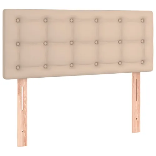 Uzglavlje boja cappuccina 80 x 5 x 78/88 cm od umjetne kože - Boja cappuccina 80 cm Nisko Cijena