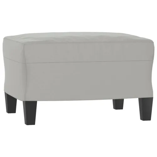 Tabure svjetlosivi 60 x 50 x 41 cm od mikrovlakana - Svjetlosiva 60 x 50 x 41 cm 1 Svjetlosiva Cijena