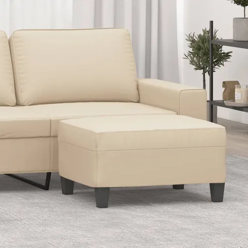 Tabure krem 70 x 55 x 41 cm od mikrovlakana - Krema 70 x 55 x 41 cm 1 Cijena