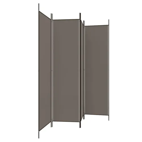 Paravan - Sobna pregrada s 4 panela antracit 200 x 200 cm od tkanine - Antracit 200 x 200 cm Cijena