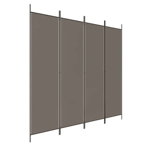 Paravan - Sobna pregrada s 4 panela antracit 200 x 200 cm od tkanine - Antracit 200 x 200 cm 1 1 Cijena