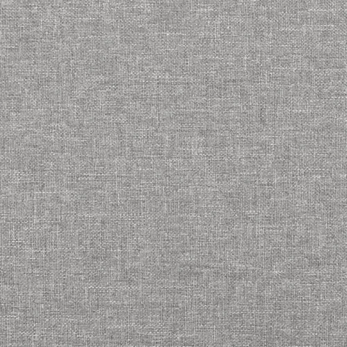 Uzglavlje svijetlosivo 200x7x118/128 cm tkanina - Svjetlosiva 200 cm 1 Visoko Cijena