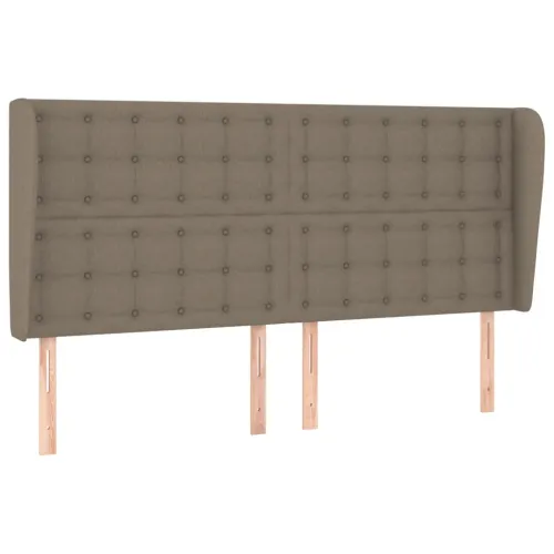 Uzglavlje s ušima smeđesivo 163x23x118/128 cm od tkanine - Sivo-smeđa 163 x 23 x 118/128 cm Cijena