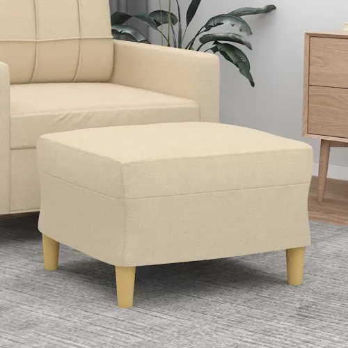 Tabure krem 60 x 50 x 41 cm od tkanine - Krema 60 x 50 x 41 cm 1 Cijena