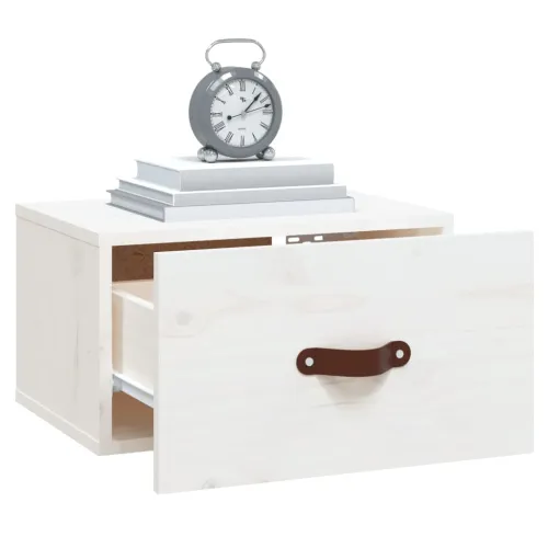 Zidni noćni ormarić bijeli 40 x 29,5 x 22 cm - Bijela 1 1 Cijena