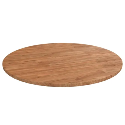 Okrugla stolna ploča smeđa Ø 80 x 1,5 cm tretirana hrastovina - Svjetlosmeđa Ø 80 x 1.5 cm Cijena