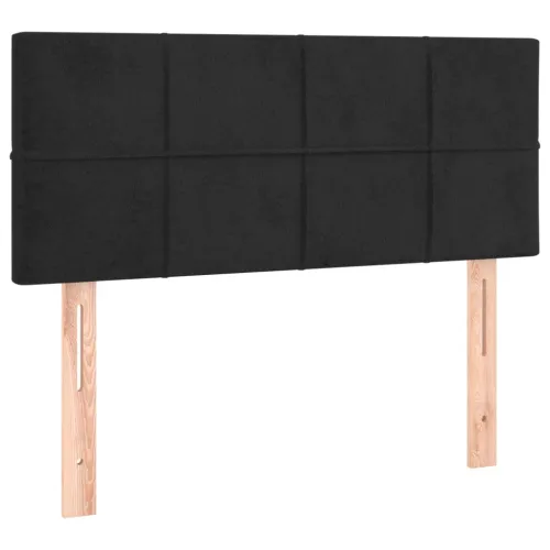 Uzglavlje crno 80 x 5 x 78/88 cm baršunasto - Crna 80 cm Nisko Cijena