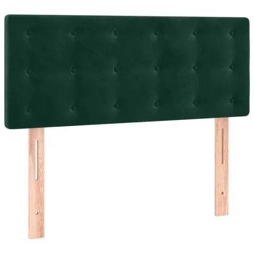 Uzglavlje tamnozeleno 80 x 5 x 78/88 cm baršunasto - Tamnozelena 80 cm Nisko Cijena