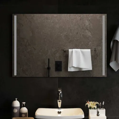 LED kupaonsko ogledalo 90x60 cm - 90 x 60 cm Cijena
