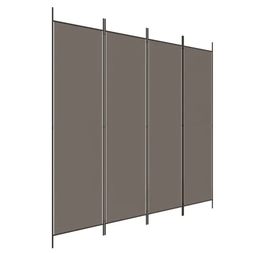  Paravan - Sobna pregrada s 4 panela antracit 200 x 220 cm od tkanine - Antracit 200 x 220 cm 1 1 Cijena