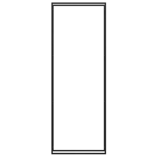 Stalak za drva za ogrjev mat crni 110x28x312 cm čelični - Crna 110 x 28 x 312 cm Cijena