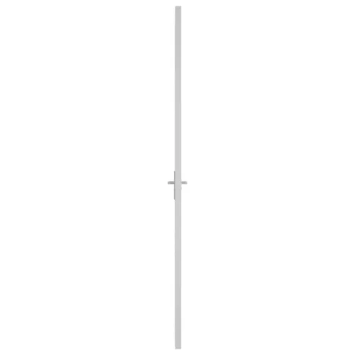 Unutarnja vrata 76 x 201,5 cm Bijela od ESG stakla i aluminija - Bijela i prozirna 76 x 201,5 cm 2 vodoravne šipke Cijena