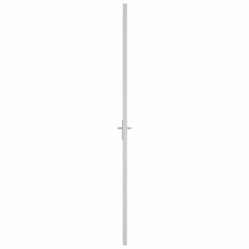 Unutarnja vrata 83 x 201,5 cm Bijela od ESG stakla i aluminija - Bijela i tamno prozirna 83 x 201,5 cm 2 vodoravne šipke Cijena