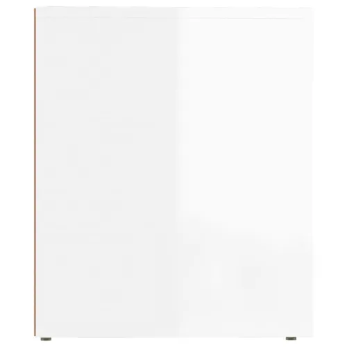 Noćni ormarić visoki sjaj bijeli 50 x 39 x 47 cm - Visoko sjajno bijela 1 1 Cijena