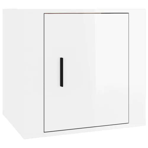 Noćni ormarić visoki sjaj bijeli 50 x 39 x 47 cm - Visoko sjajno bijela 1 1 Cijena