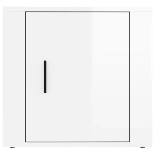 Noćni ormarić visoki sjaj bijeli 50 x 39 x 47 cm - Visoko sjajno bijela 1 1 Cijena