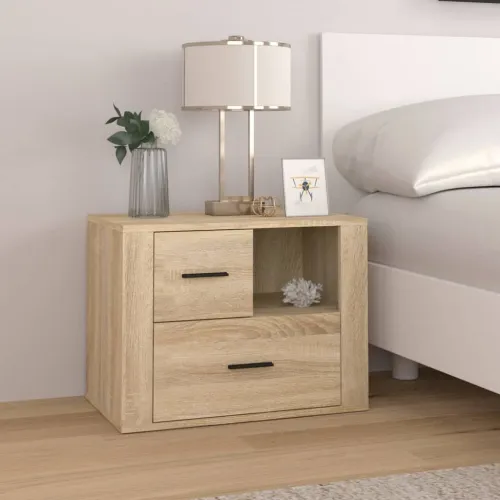 Noćni ormarić hrasta sonome 60x36x45 cm od konstruiranog drva - sonoma hrast 1 Cijena