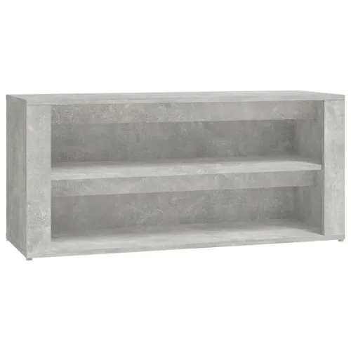 Stalak za cipele boja betona 100x35x45 cm konstruirano drvo - Beton siva Cijena