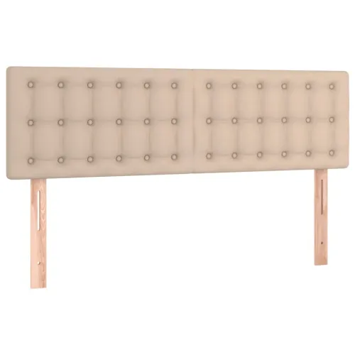 Uzglavlja cappuccina 144x5x78/88 cm od umjetne kože - Boja cappuccina 144 cm Nisko Cijena