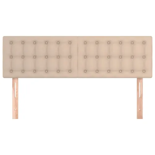 Uzglavlja cappuccina 144x5x78/88 cm od umjetne kože - Boja cappuccina 144 cm Nisko Cijena