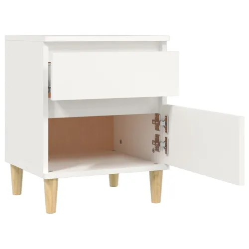 Noćni ormarići 2 kom Bijela 40x35x50 cm - Bijela 2 1 Cijena