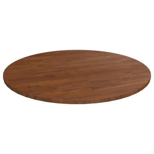 Okrugla stolna ploča tamnosmeđa Ø 90x1,5cm tretirana hrastovina - Tamno smeđa Ø 90 x 1.5 cm Cijena