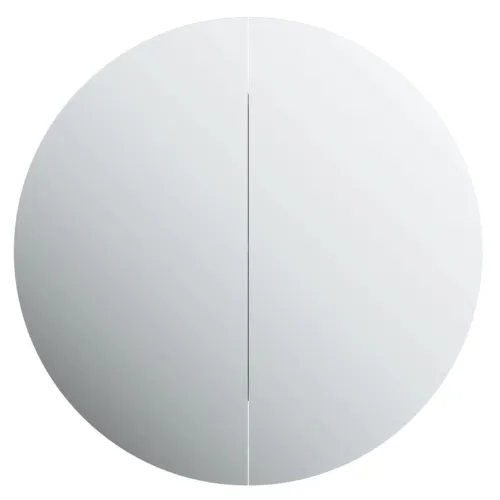 Kupaonski ormarić s okruglim ogledalom LED bijeli 54x54x17,5 cm - Bijela 54 x 54 x 17.5 cm 1 Cijena