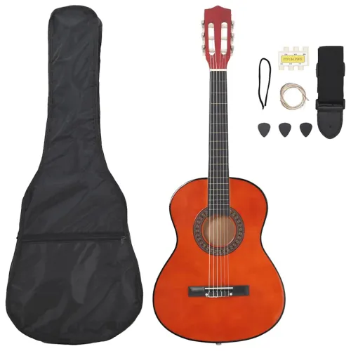 8-dijelni set klasične gitare za početnike 3/4 36 - Tamno smeđa 3/4 36 Cijena