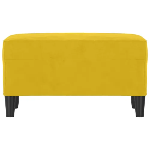 Klupa žuta 70 x 35 x 41 cm baršunasta - Žuta 70 x 35 x 41 cm Cijena