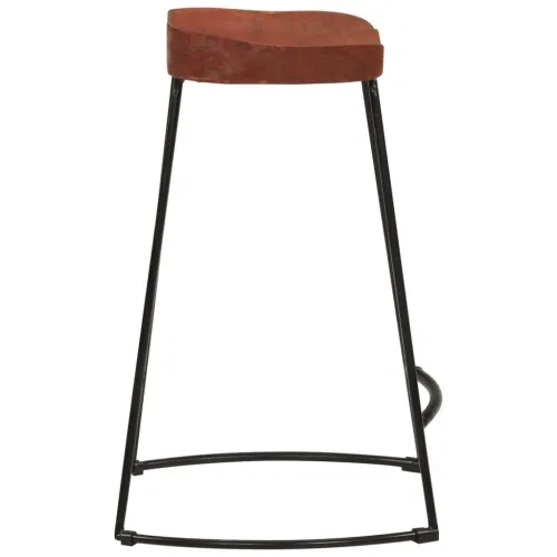 Barski stolci Gavin 2 kom 45 x 40 x 63 od masivnog drva manga - Smeđa 45 x 40 x 62 cm masivno drvo manga Cijena