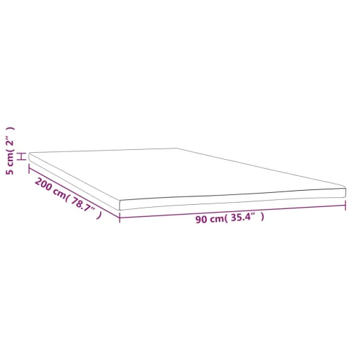 Nadmadrac 90x200x5 cm - 90 x 200 cm Cijena