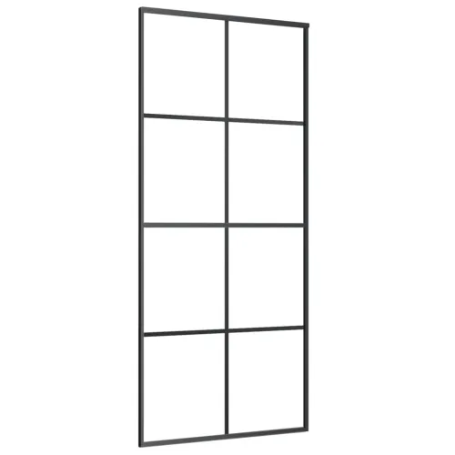 Klizna vrata s priborom 90 x 205 cm od ESG stakla i aluminija - 90 x 205 cm Mreže 4 x 2 Cijena