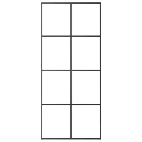 Klizna vrata s priborom 90 x 205 cm od ESG stakla i aluminija - 90 x 205 cm Mreže 4 x 2 Cijena