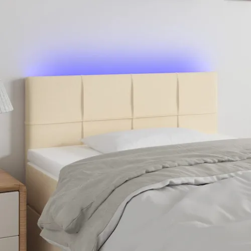 LED uzglavlje krem 100x5x78/88 cm od tkanine - Krema 100 x 5 x 78/88 cm Cijena