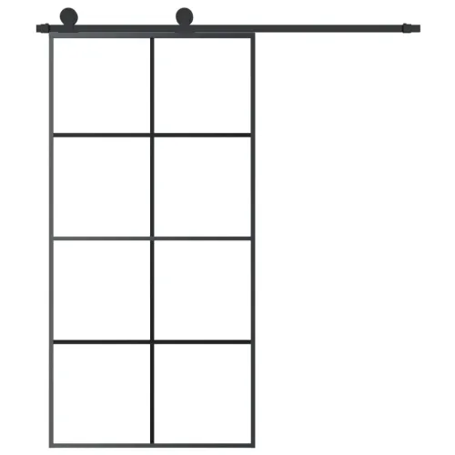 Klizna vrata s priborom 102,5x205 cm od stakla ESG i aluminija - 102.5 x 205 cm Mreže 4 x 2 Cijena