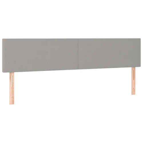 LED uzglavlje svjetlosivo 180x5x78/88 cm od tkanine - Svjetlosiva 180 x 5 x 78/88 cm Cijena