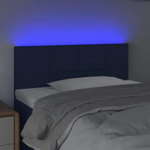 LED uzglavlje plavo 100x5x78/88 cm od tkanine - Plava 100 x 5 x 78/88 cm Cijena