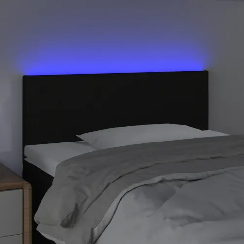 LED uzglavlje crno 80 x 5 x 78/88 cm od tkanine - Crna 80 x 5 x 78/88 cm Cijena