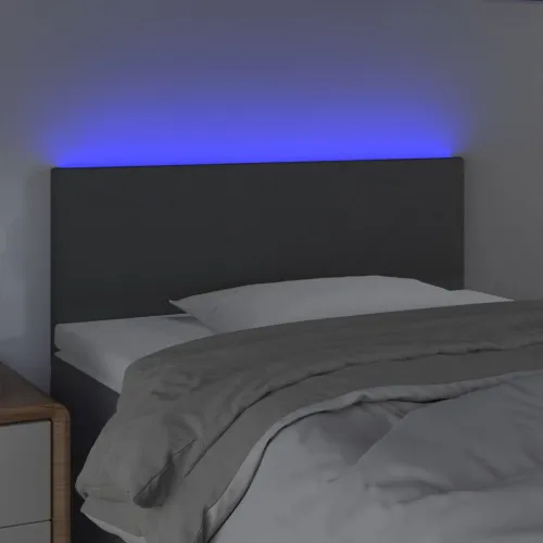 LED uzglavlje tamnosivo 80 x 5 x 78/88 cm od tkanine - Tamno siva 80 x 5 x 78/88 cm Cijena