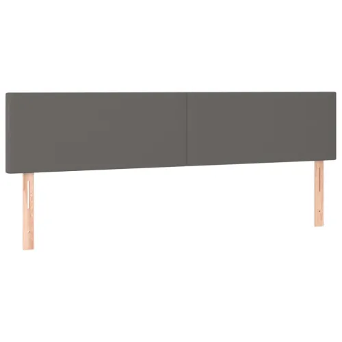 LED uzglavlje sivo 180 x 5 x 78/88 cm od umjetne kože - Siva 180 x 5 x 78/88 cm Cijena